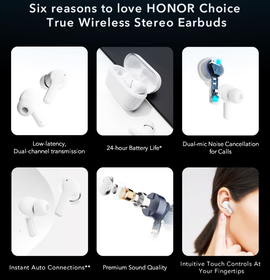 Как подключить наушники honor choice earbuds
