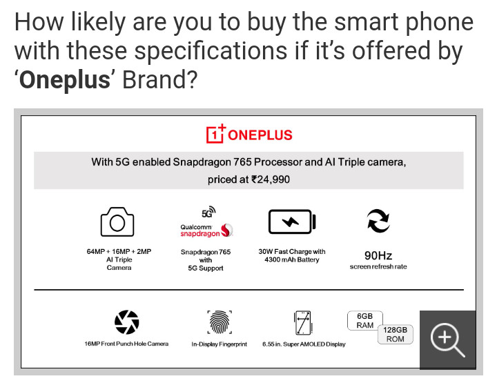В Индии слили характеристики и цену OnePlus Z?