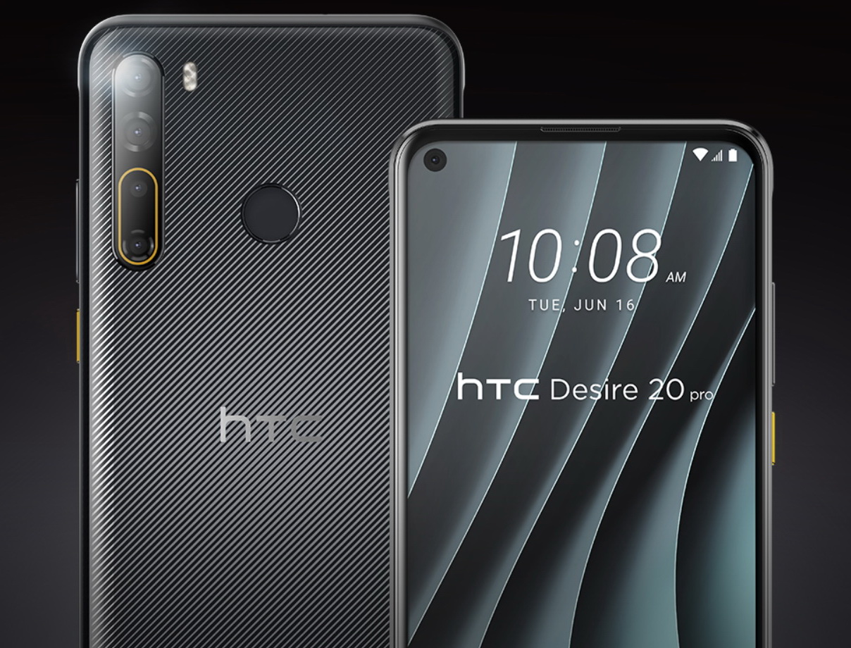 Анонс Desire 20 Pro - стильный смартфон HTC с NFC и большой батареей