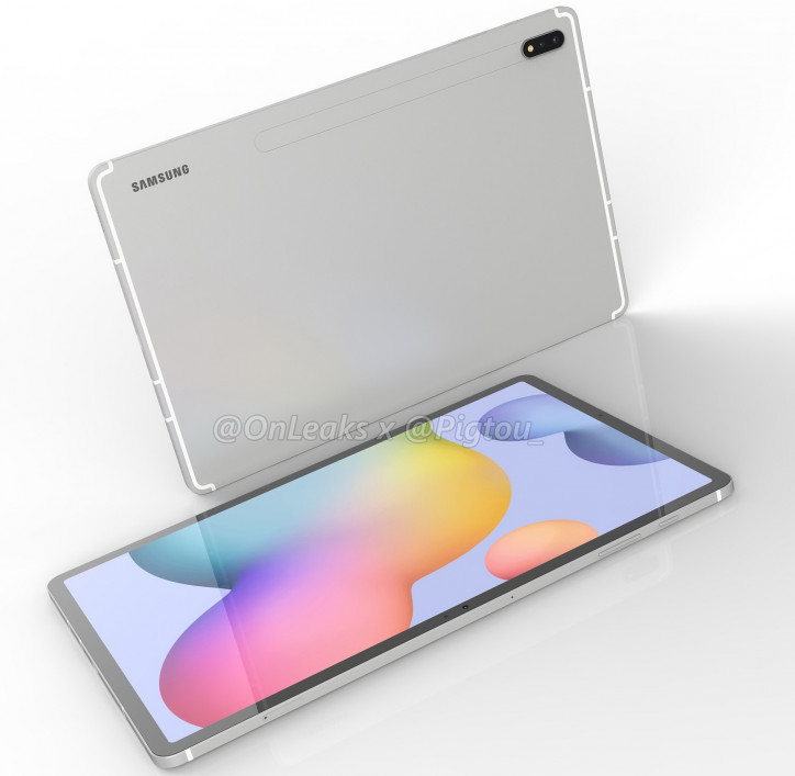 Samsung Galaxy Tab S7+: конкурент для iPad Pro на качественных рендера