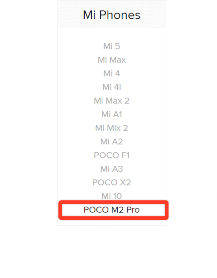 Poco M2 Pro:      