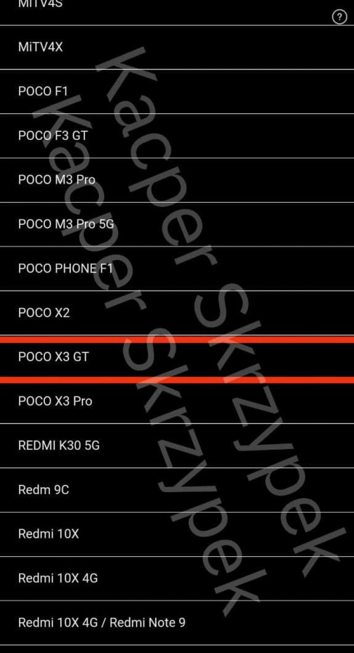 POCO     X3:  Redmi Note 10 Pro 5G