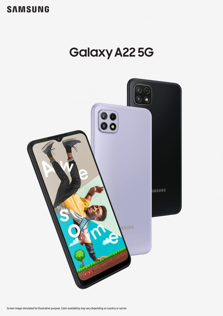  Samsung Galaxy A22  A22 5G:    90   OIS