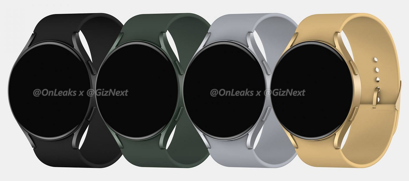 Galaxy Watch Active 4: рендеры первых общих часов Google и Samsung