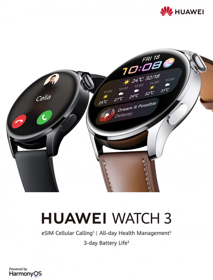 Huawei Watch 3  Watch 3 Pro   :   