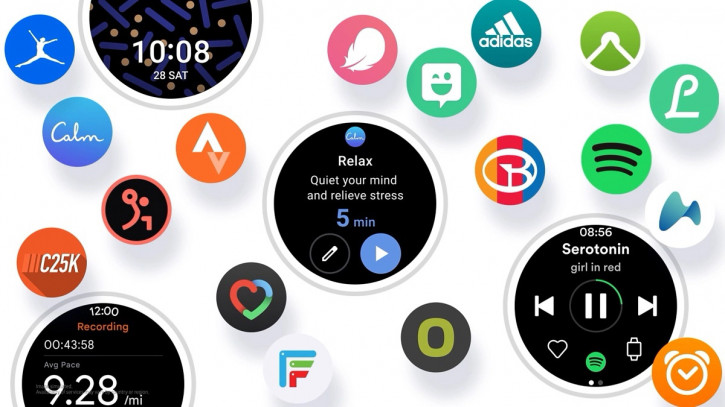  One UI  :    Google Wear OS   Samsung