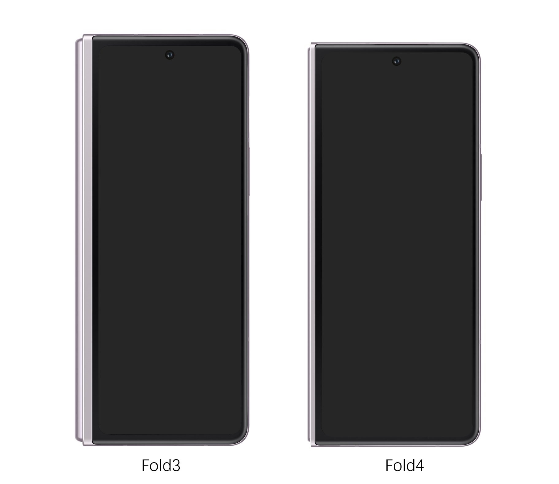 Ключевые отличия дизайна Samsung Galaxy Z Fold 4 и Fold 3 наглядно