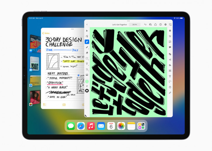 Анонс iPadOS 16 - всё для совместной работы