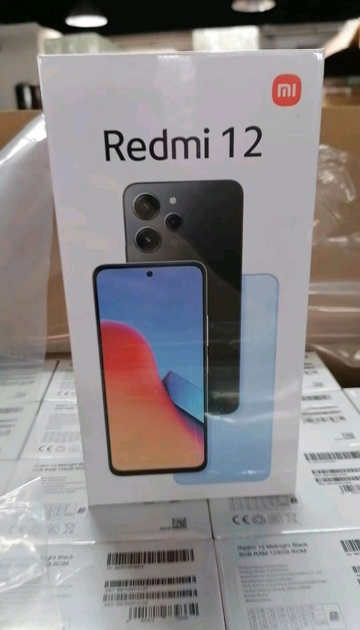 Redmi 12 замечен в Европе: цена, шпионское фото коробки и новые детали