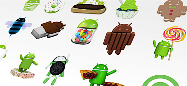 Статистика внедрения версий Android: 5-летний Android 9 повержен!
