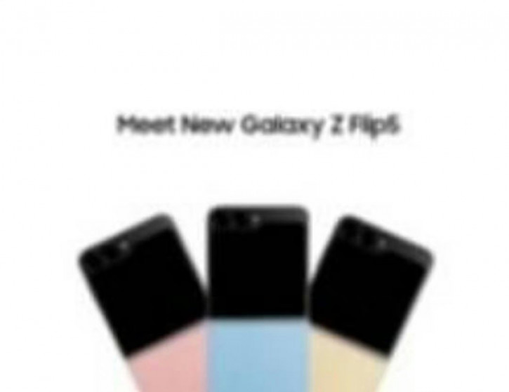 Samsung стесняется экрана-папки Galaxy Z Flip 5? Первый промо-постер