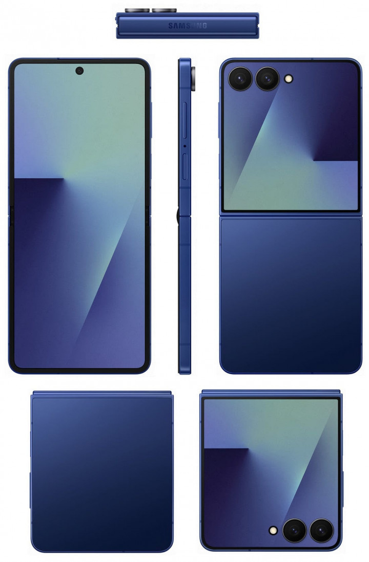 Samsung Galaxy Z Flip 7 и 7 FE на слитых официальных пресс-рендерах