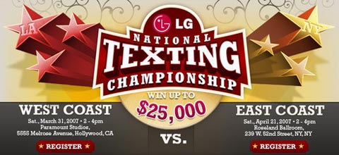 LG National Texting Championship