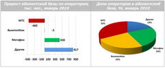 Сотовая связь в России в январе 2010 года