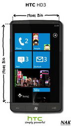 Концепт HTC HD3: 1,5-ГГц Snapdragon, 8-Мп камера, 4,5” экран