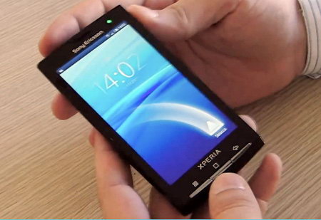 Распаковка и демонстрация Sony Ericsson Xperia X10 (видео)