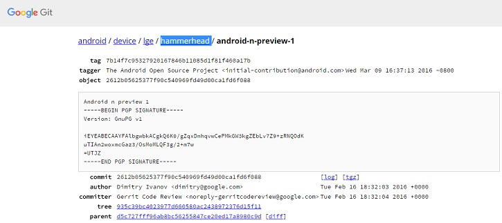 Google  Android N Developer Preview  LG Nexus 5