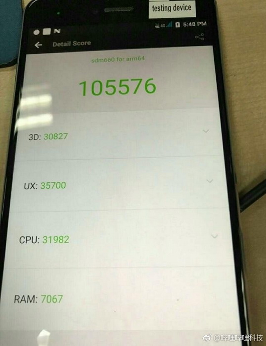    AnTuTu  Snapdragon 660