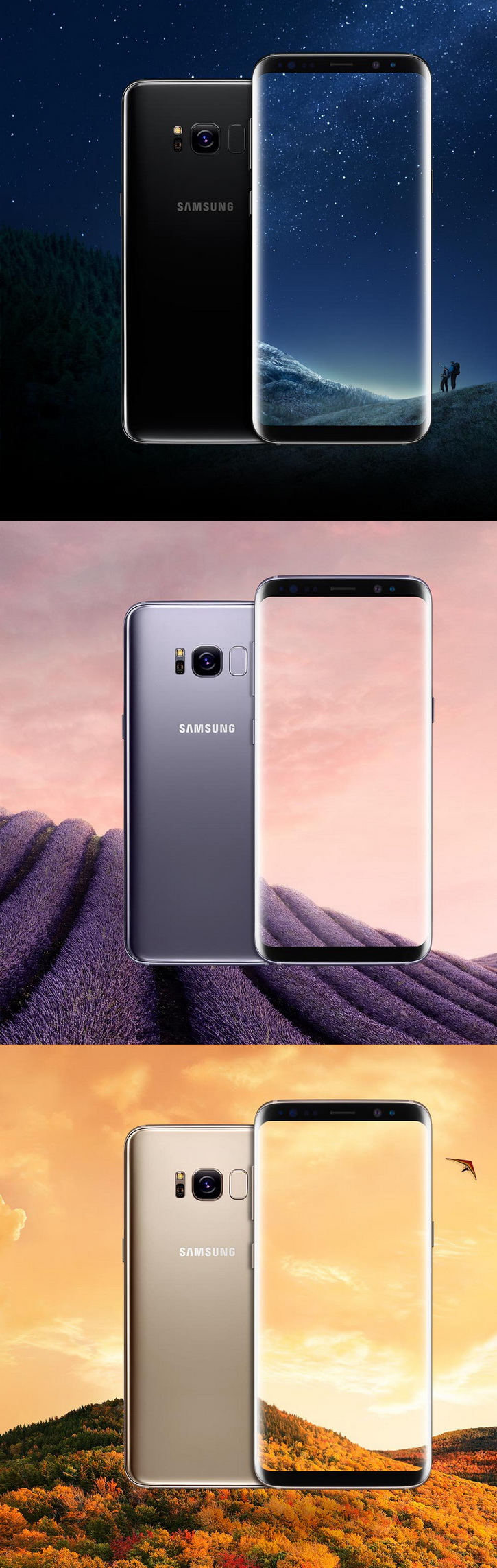 Samsung Galaxy S8:      -