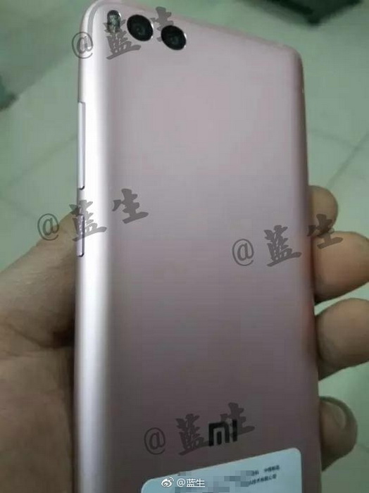 Металлический Xiaomi Mi6 (Mi6 Plus) в розовом цвете на живых фото?