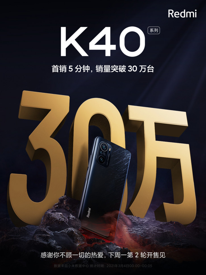   Xiaomi Redmi K40    