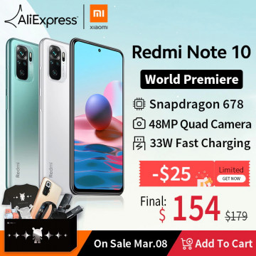   ! Xiaomi Redmi Note 10  AliExpress  