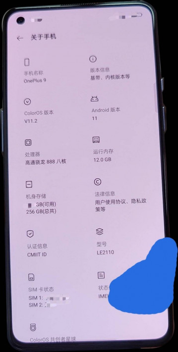   OnePlus 9    Oxygen OS,   