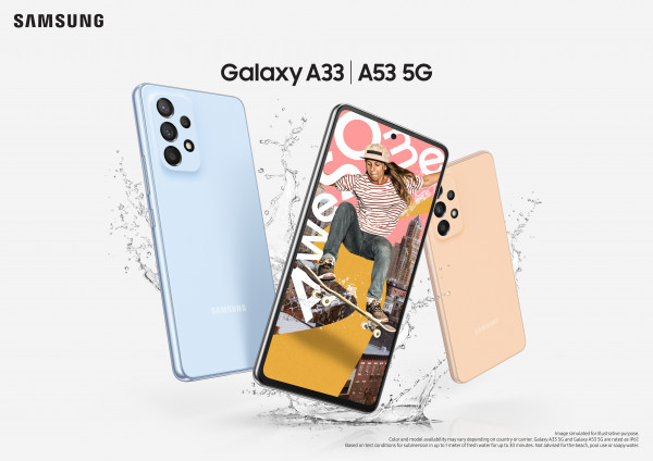  Samsung Galaxy A33:    OIS,   5 