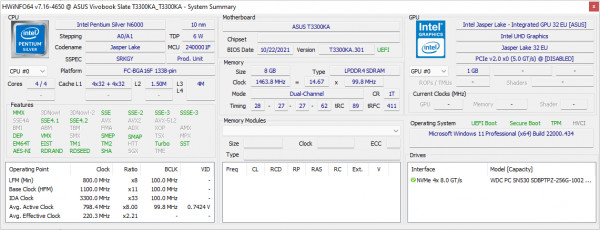  ASUS Vivobook 13 Slate OLED:    