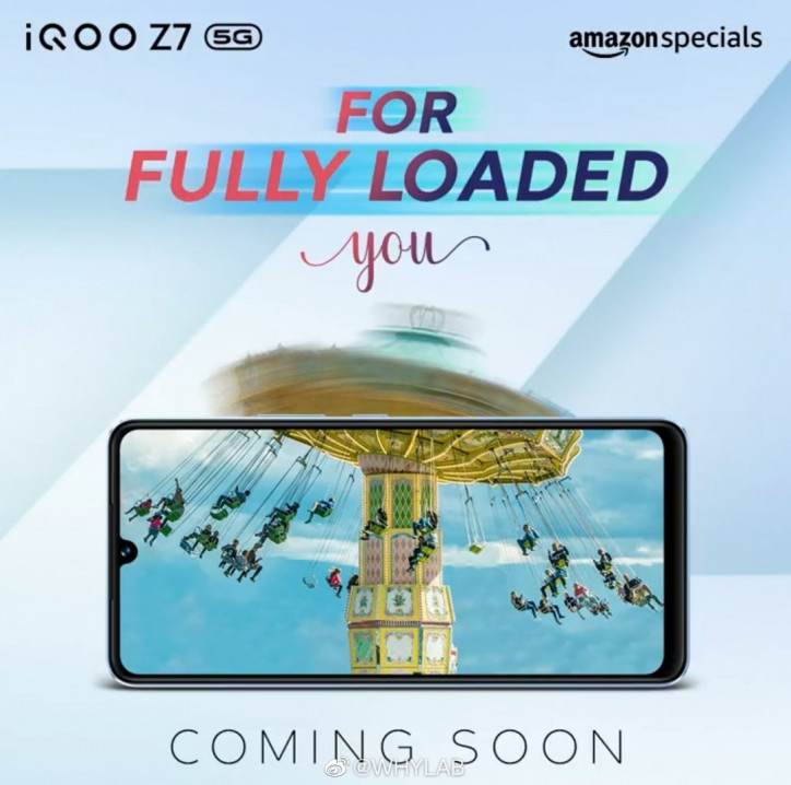 iQOO Z7 показался на официальных постерах для Индии