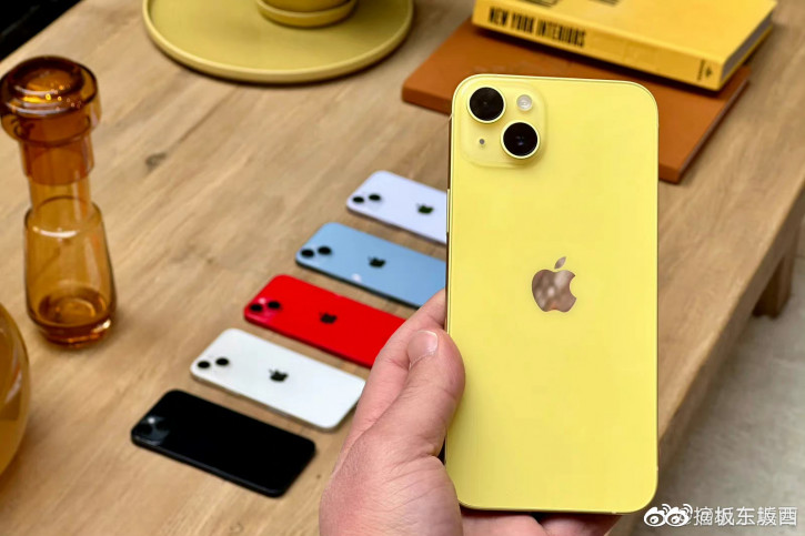 Жёлтые iPhone 14 и 14 Plus на студийных фото + новые обои [скачать]