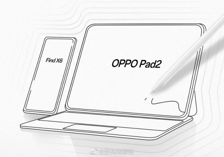OPPO Pad 2 постер-схема