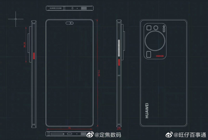 Схема дизайна Huawei P60 Pro: неужели и правда пилюля?