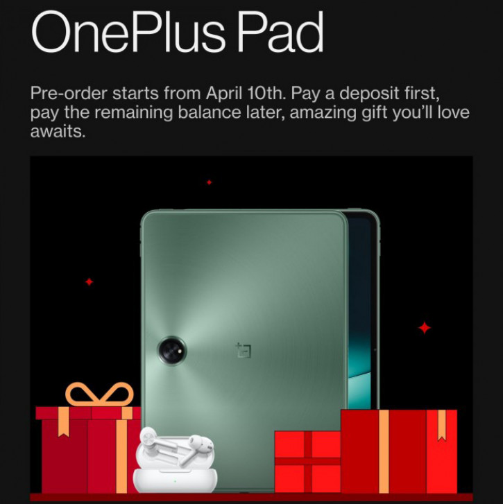 Объявлена дата сбора предзаказов OnePlus Pad с таинственным подарком