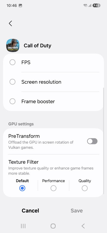 Samsung  Game Booster+   Galaxy:  ?