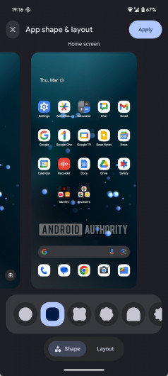 Android 16 снова позволит кастомизировать иконки на рабочем столе
