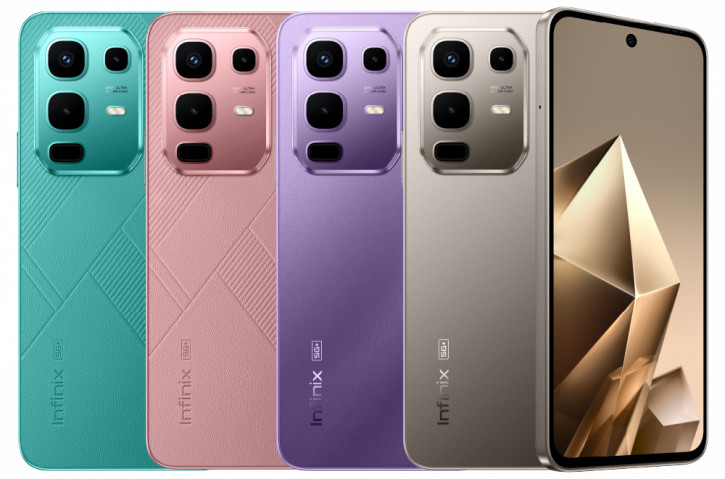  Infinix Note 50x 5G: Dimensity 7300     $135