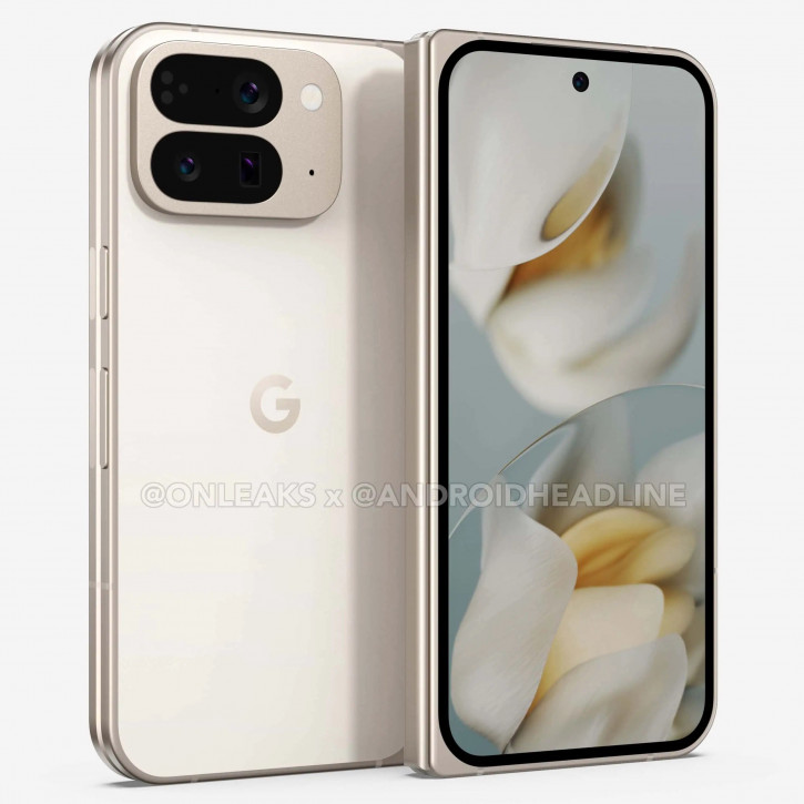 Google Pixel 10 Pro Fold показали со всех сторон на рендерах