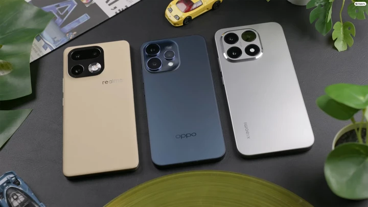 ВИДЕО: обзор-сравнение Xiaomi 15T, Realme 16 Pro+ и OPPO Reno 15