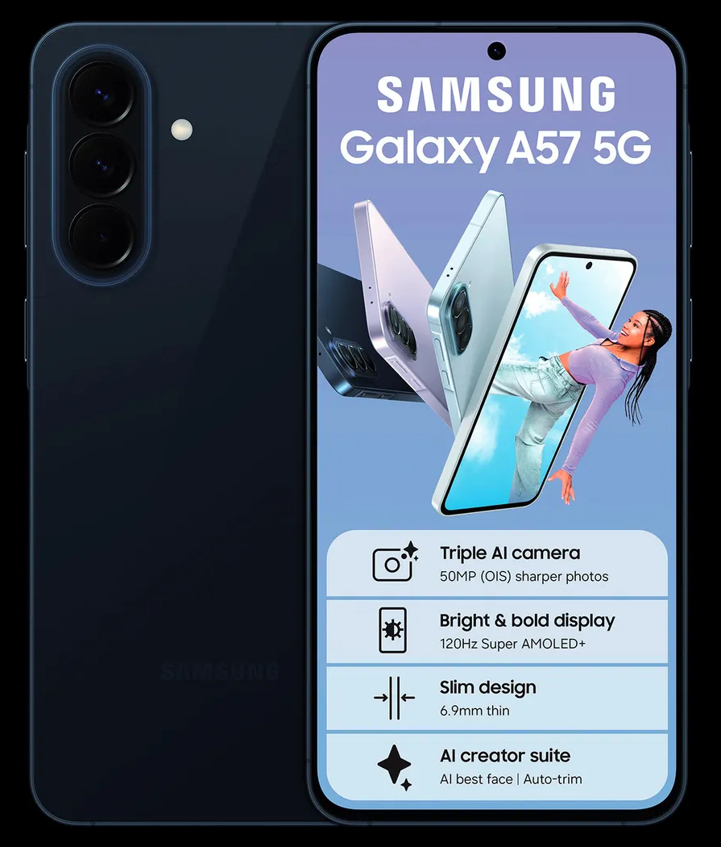 Samsung Galaxy A57 замечен в Испании: характеристики и пресс-фото