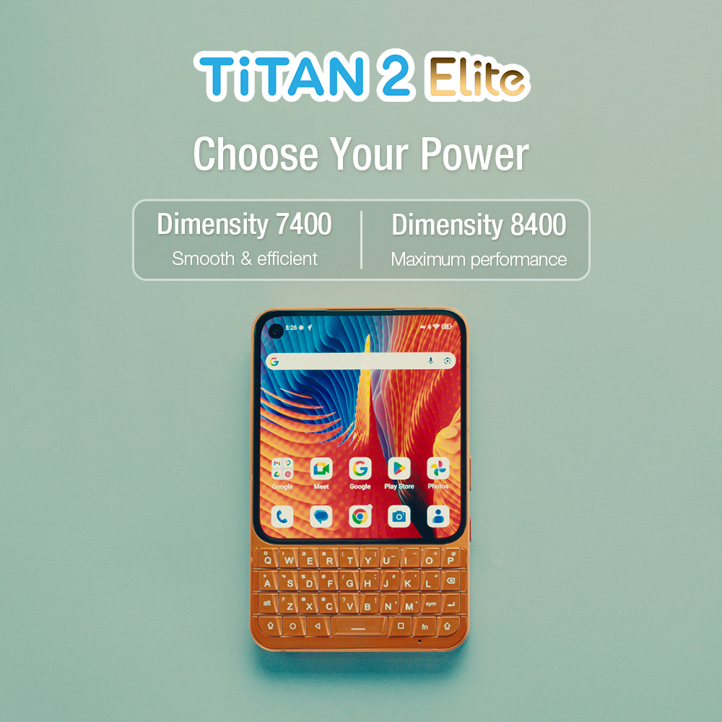 Unihertz Titan 2 Elite будет доступен с двумя разными чипсетами