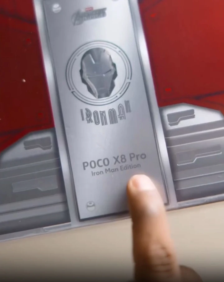 POCO X8 Pro Iron Man Edition распаковали на видео до анонса