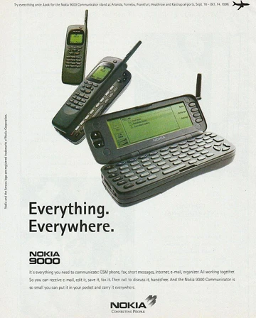 Сегодня 30 лет Nokia 9000 Communicator — первому в мире коммуникатору