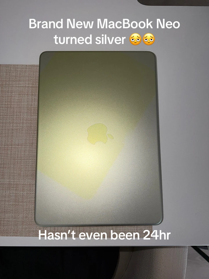 Краска на MacBook Neo выгорает под солнцем? Фото и видео