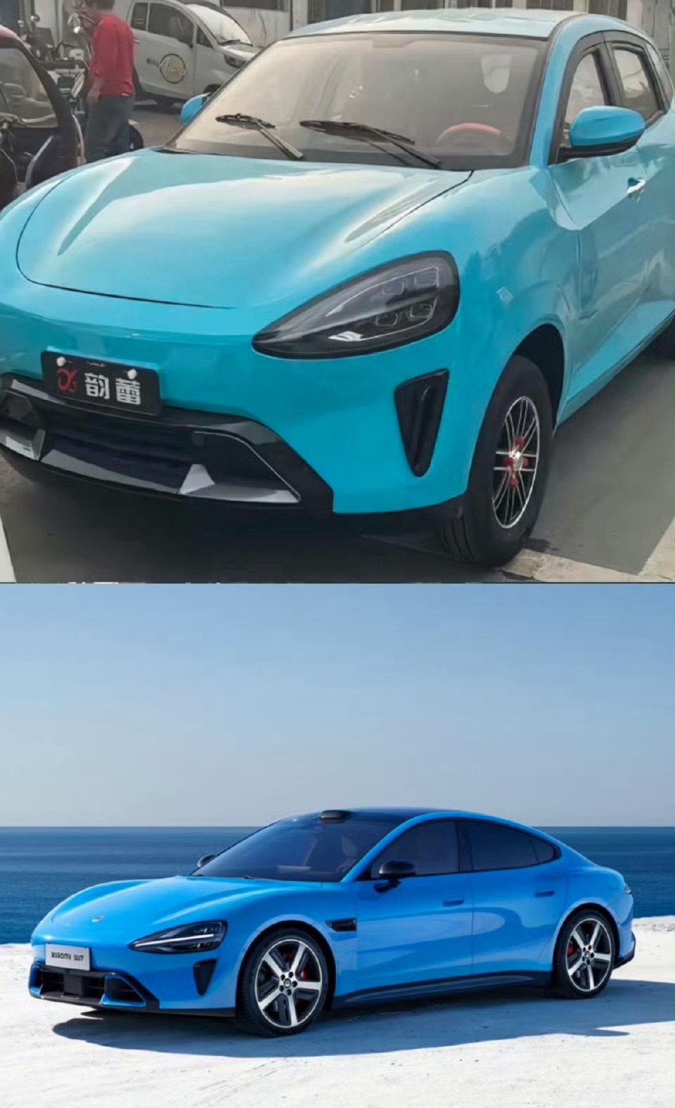 Дизайн Xiaomi SU7 украден у авто для пенсионеров? На компанию подали в суд