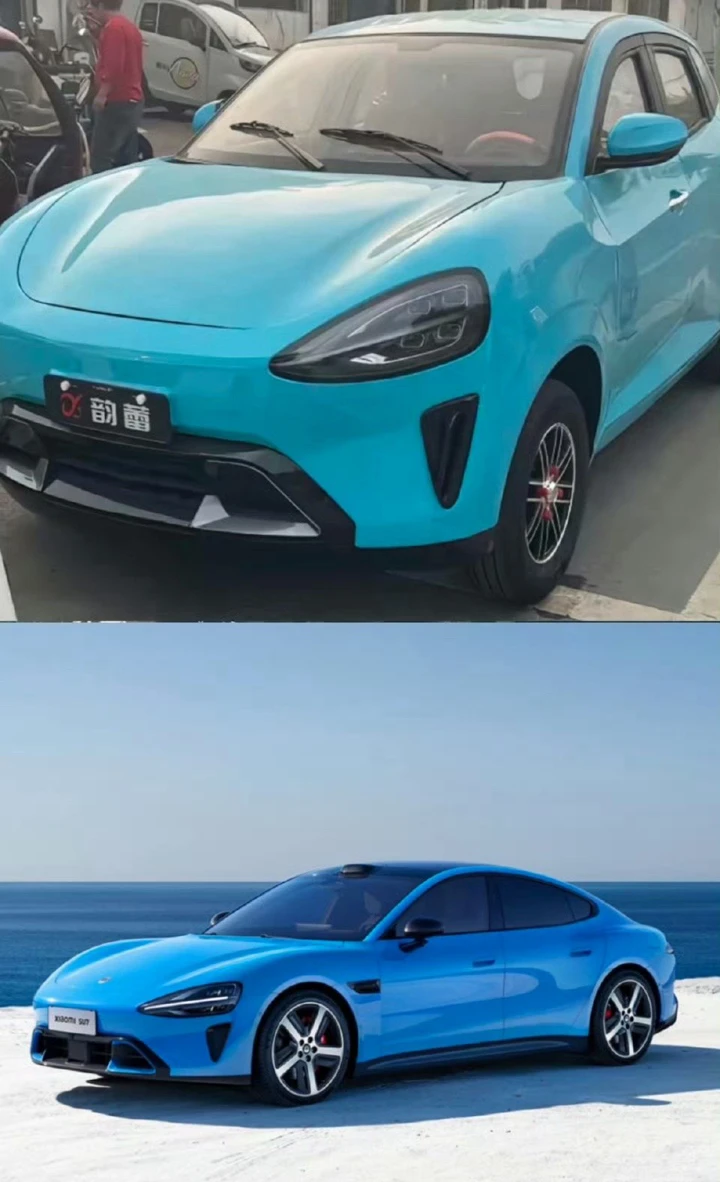 Дизайн Xiaomi SU7 украден у авто для пенсионеров? На компанию подали в суд