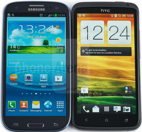 Samsung Galaxy S 3  HTC One X