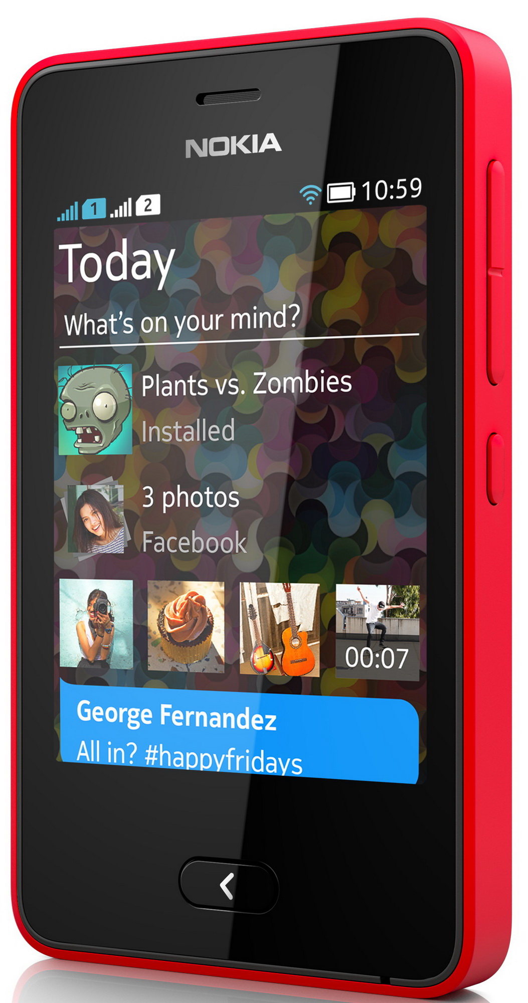 Nokia Asha 501: смартфон с жестами и в ярких корпусах