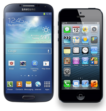 Apple  Google Now  Samsung Galaxy S 4