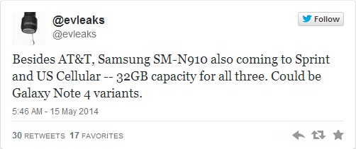    Samsung Galaxy Note 4 (SM-N910)